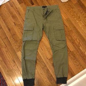 Zanerobe olive joggers - Size 32